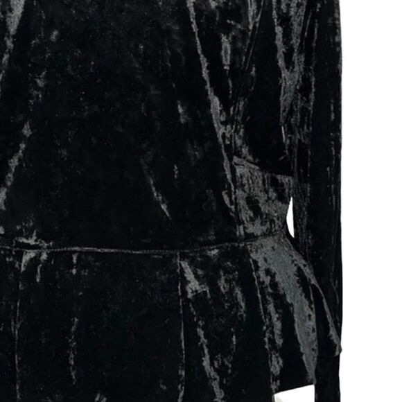 INC Crushed Velvet Peplum Jacket - Picture 10 of 14